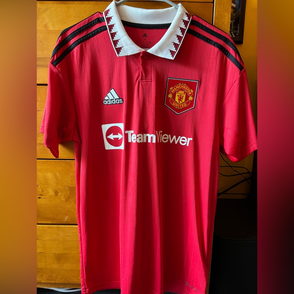 Adidas Manchester United REPLICA Jersey BLANK (Medium)